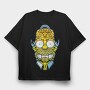 Solar Skull, Tricou Oversize Barbati (Unisex)
