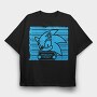 Speeding Sonic Ticket, Tricou Oversize Barbati (Unisex)
