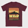 Retro Sunset Wild Adventures, Tricou Barbati (Unisex)
