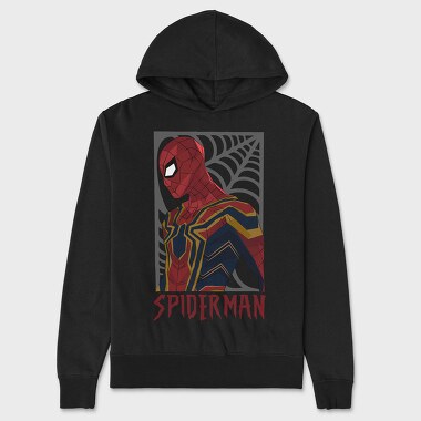 Spiderman Iron Spider, Hanorac Oversize Barbati (Unisex)