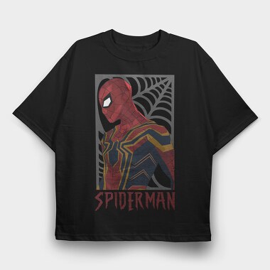 Spiderman Iron Spider, Tricou Oversize Barbati (Unisex)