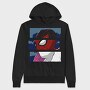 Spiderman Web Night, Hanorac Oversize Barbati (Unisex)