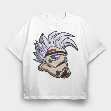Stormtrooper Spiky, Tricou Oversize Barbati (Unisex)