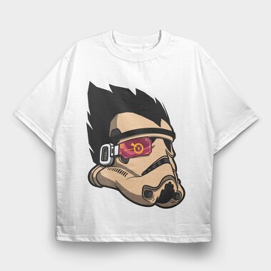 Stormtrooper Visage, Tricou Oversize Barbati (Unisex)