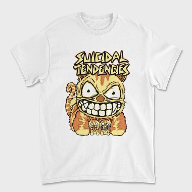 Suicidal Cat Grin, Tricou Barbati (Unisex)