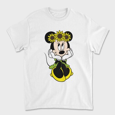Sunflower Minnie, Tricou Barbati (Unisex)