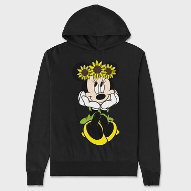Sunflower Minnie, Hanorac Oversize Barbati (Unisex)