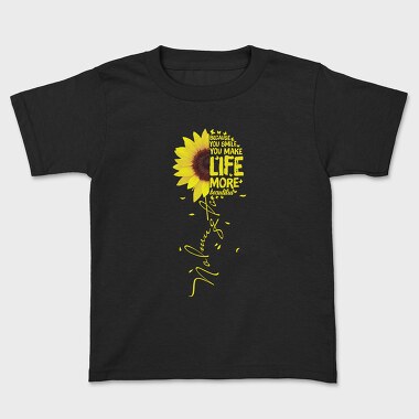 Sunflower Smile Life, Tricou Copii