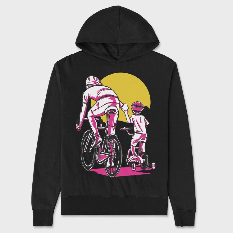 Sunset Ride Duo, Hanorac Oversize Barbati (Unisex)