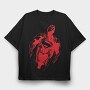 Superman Red, Tricou Oversize Barbati (Unisex)