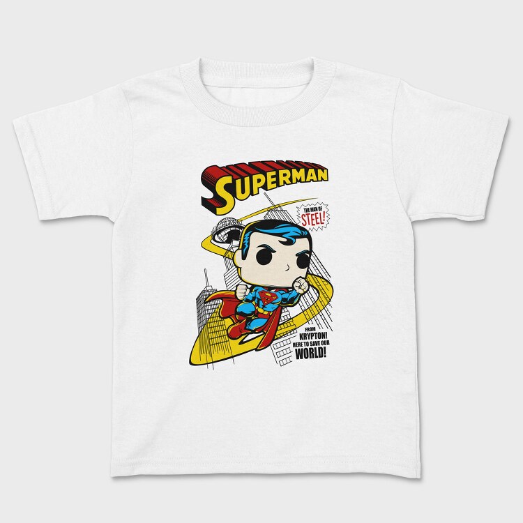Superman Steel Save World, Tricou Copii