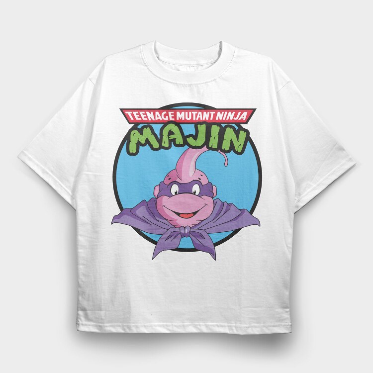 Teenage Mutant Ninja Majin, Tricou Oversize Barbati (Unisex)