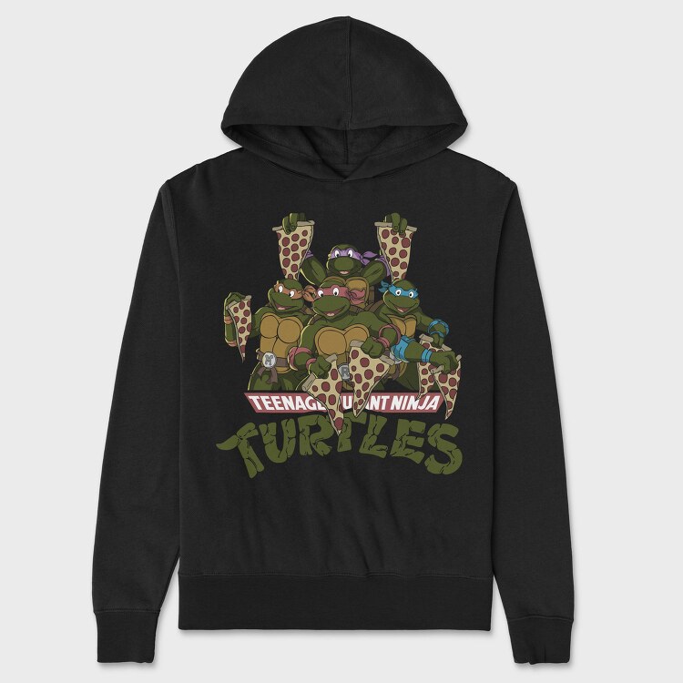 Teenage Mutant Ninja Turtles 1, Hanorac Oversize Barbati (Unisex)