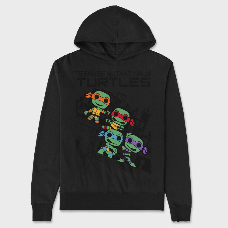 Teenage Mutant Ninja Turtles 2, Hanorac Oversize Barbati (Unisex)