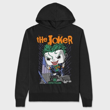The Jokers Grin, Hanorac Oversize Barbati (Unisex)