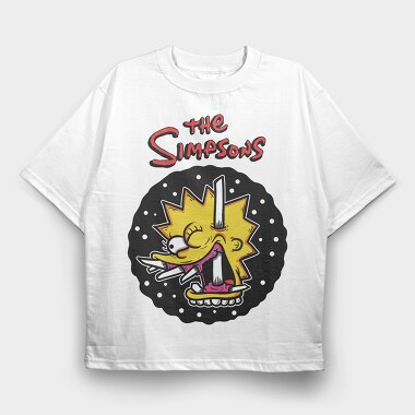 The Simpsons Lisa, Tricou Oversize Barbati (Unisex)