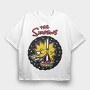 The Simpsons Lisa, Tricou Oversize Barbati (Unisex)