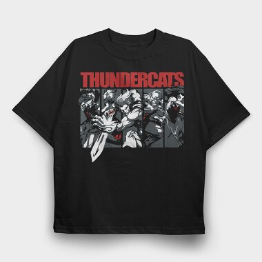 Thundercats Battle, Tricou Oversize Barbati (Unisex)