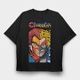 Thundercats Split Face, Tricou Oversize Barbati (Unisex)
