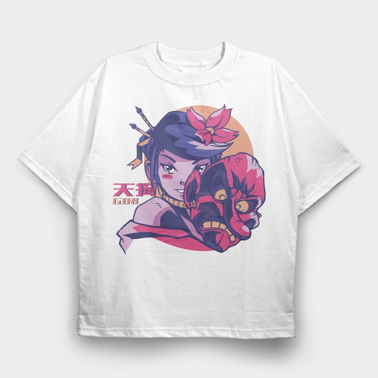 Tianhuang Girl, Tricou Oversize Barbati (Unisex)