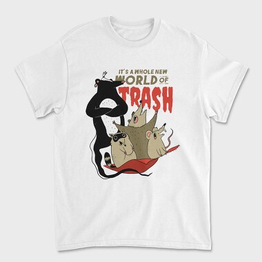 Trashy Possums, Tricou Barbati (Unisex)