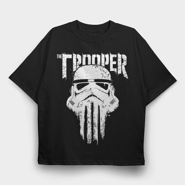 Trooper Punisher, Tricou Oversize Barbati (Unisex)