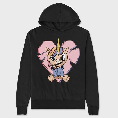 Unicorn Street Style, Hanorac Oversize Barbati (Unisex)