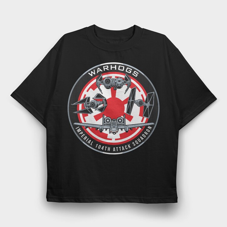 Warhogs Imperial Attack, Tricou Oversize Barbati (Unisex)