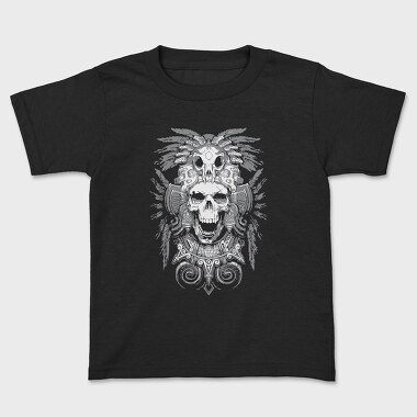 Warrior Skull Feathers, Tricou Copii
