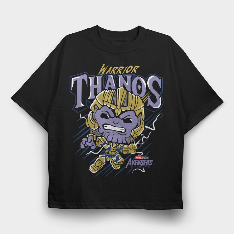 Warrior Thanos Endgame, Tricou Oversize Barbati (Unisex)