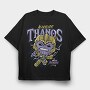 Warrior Thanos Endgame, Tricou Oversize Barbati (Unisex)