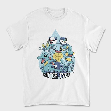 Water Type Squad, Tricou Barbati (Unisex)