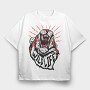 Wildlife Roar, Tricou Oversize Barbati (Unisex)
