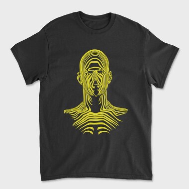Yellow Lines Man, Tricou Barbati (Unisex)