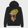Zombie Mouth Feast, Hanorac Oversize Barbati (Unisex)
