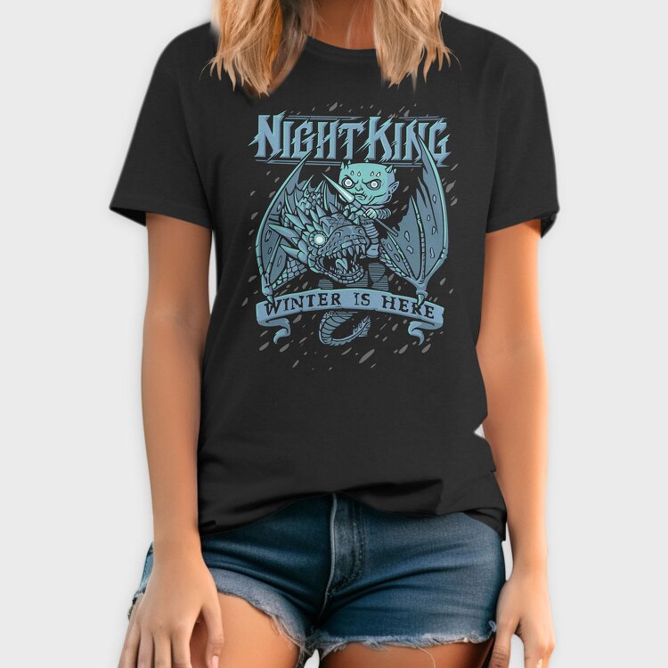 Night King Winter, Tricou Barbati (Unisex)