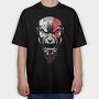Red Skull Grin, Tricou Oversize Barbati (Unisex)