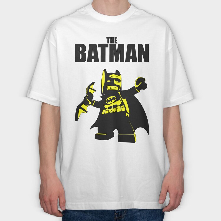 Lego Batman, Tricou Oversize Barbati (Unisex)