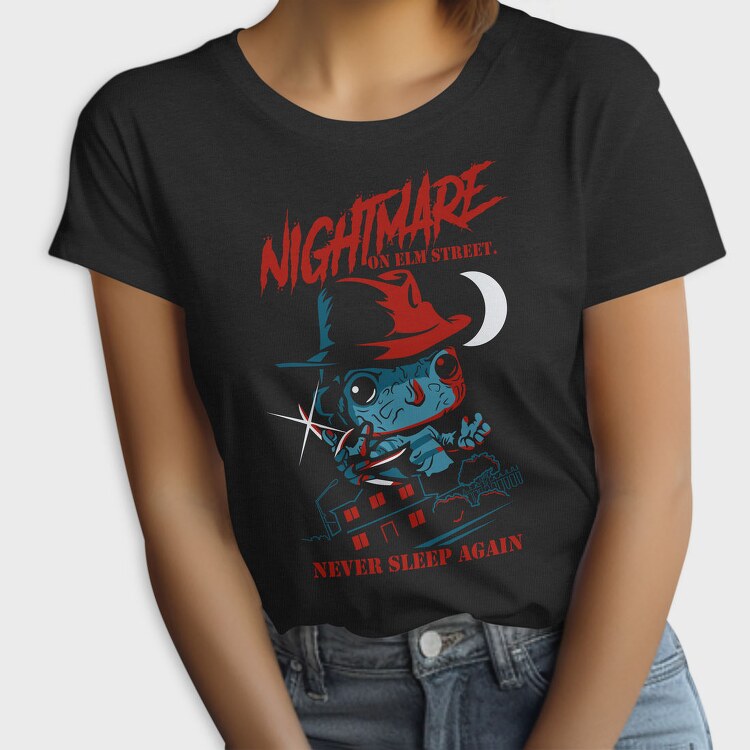 Nightmare Elm Street Horror, Tricou Femei