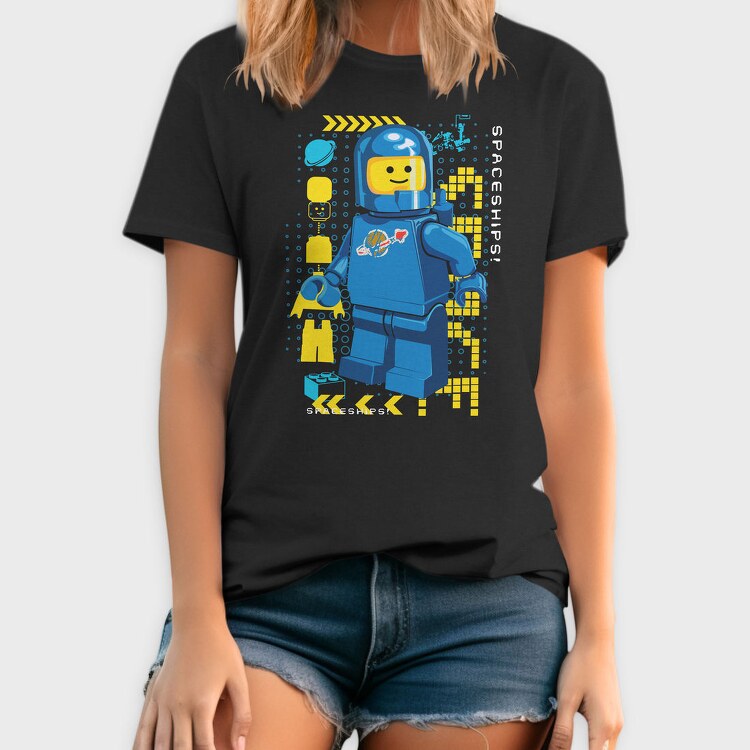 Lego Space Explorer, Tricou Barbati (Unisex)