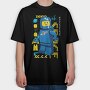 Lego Space Explorer, Tricou Oversize Barbati (Unisex)