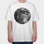 Moon Solar System, Tricou Oversize Barbati (Unisex)