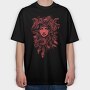 Red Snake Queen, Tricou Oversize Barbati (Unisex)
