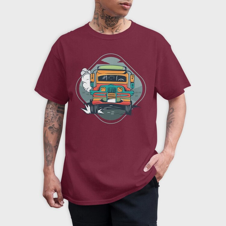 Jeepney, Tricou Barbati (Unisex)