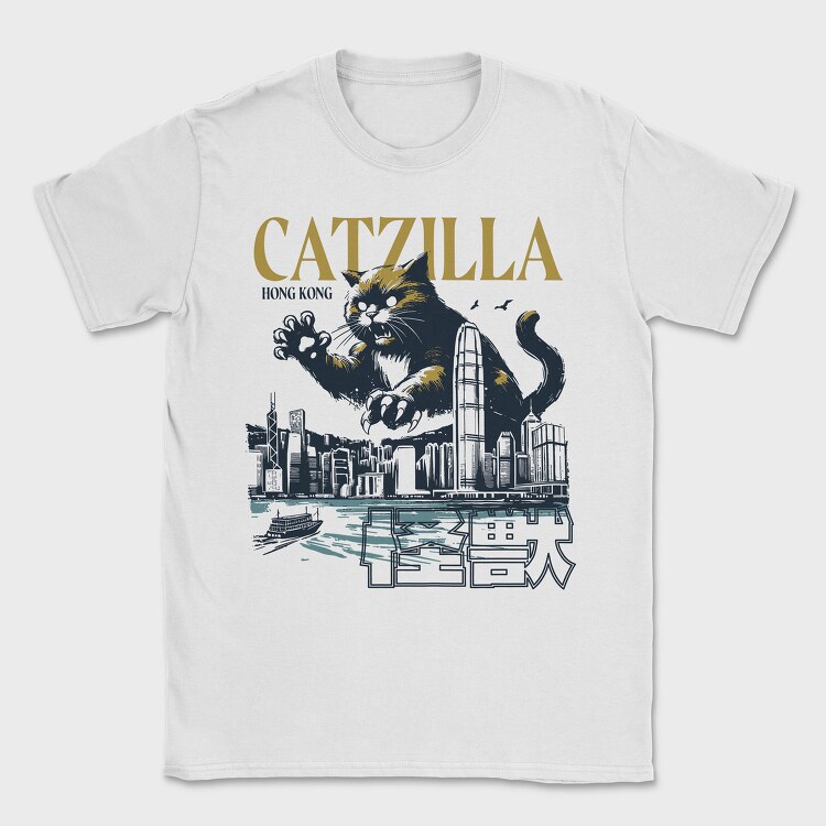 Catzilla Monster, Tricou Barbati (Unisex)