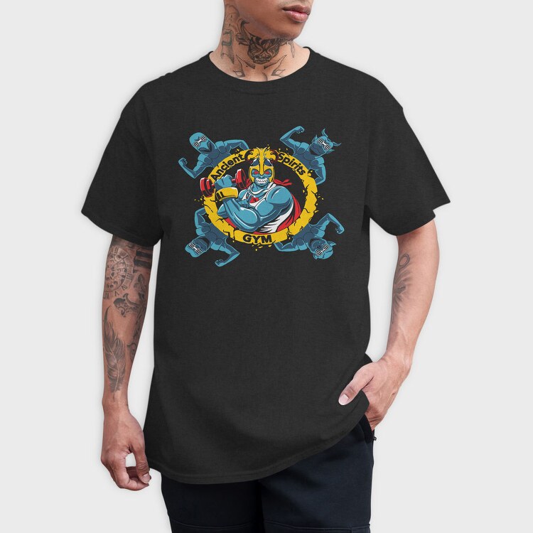 Ancient Spirits Gym, Tricou Barbati (Unisex)