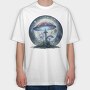 Moonlit Mushrooms Glow, Tricou Oversize Barbati (Unisex)