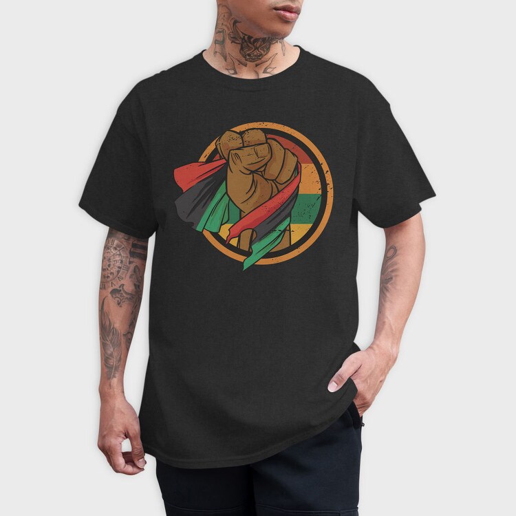 Fist Power Rasta, Tricou Barbati (Unisex)
