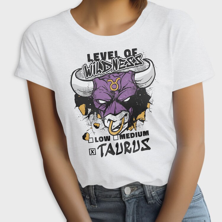 Level Of Wildness Taurus, Tricou Femei