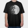 Moon Tree Rooted, Tricou Oversize Barbati (Unisex)